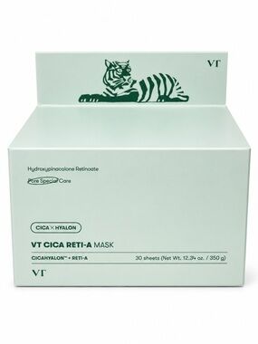 Cica Reti-A Mask - Mint Green Soothing Sheet Mask (30 Sheets)